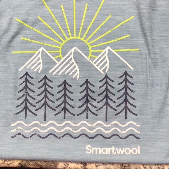 Smartwool graphic tank, M, blue - Picture 11 of 12